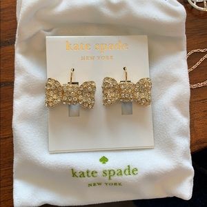Kate Spade bow earrings